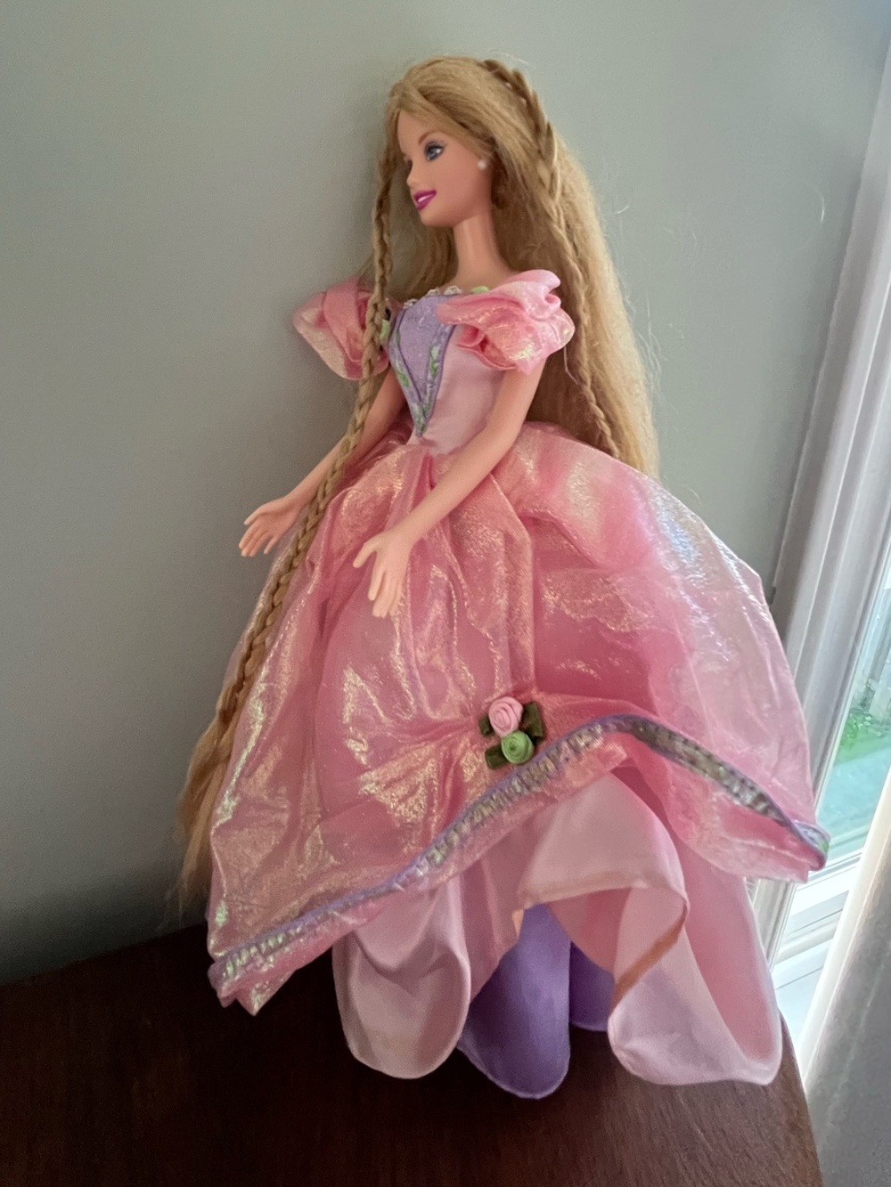2001 Barbie Collector Edition RARE Princess RAPUNZEL DOLL Long Hair - Picture 2 of 12
